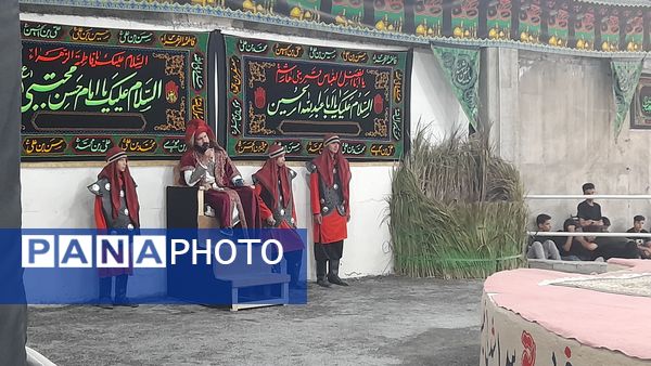 مراسم تعزیه‌خوانی، در روستای مارکده‌
