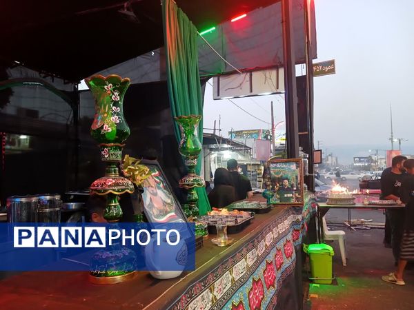 میهمانی عزاداران حسینی در موکب‌های محرمی فریدونکنار 
