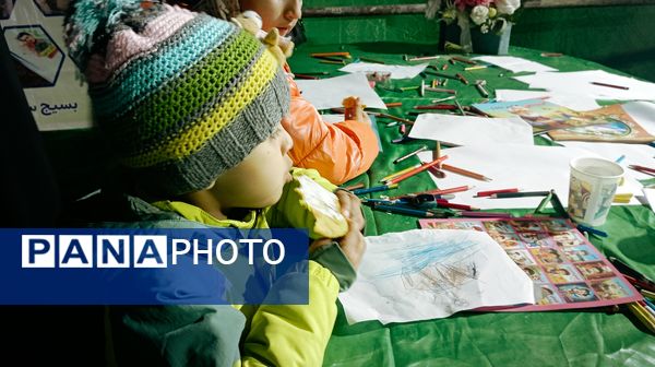 موکب  فرهنگی کودکان در شهرستان کاشمر 