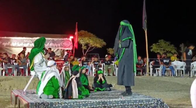 آیین سنتی تعزیه خوانی در روستای مومن آباد قم