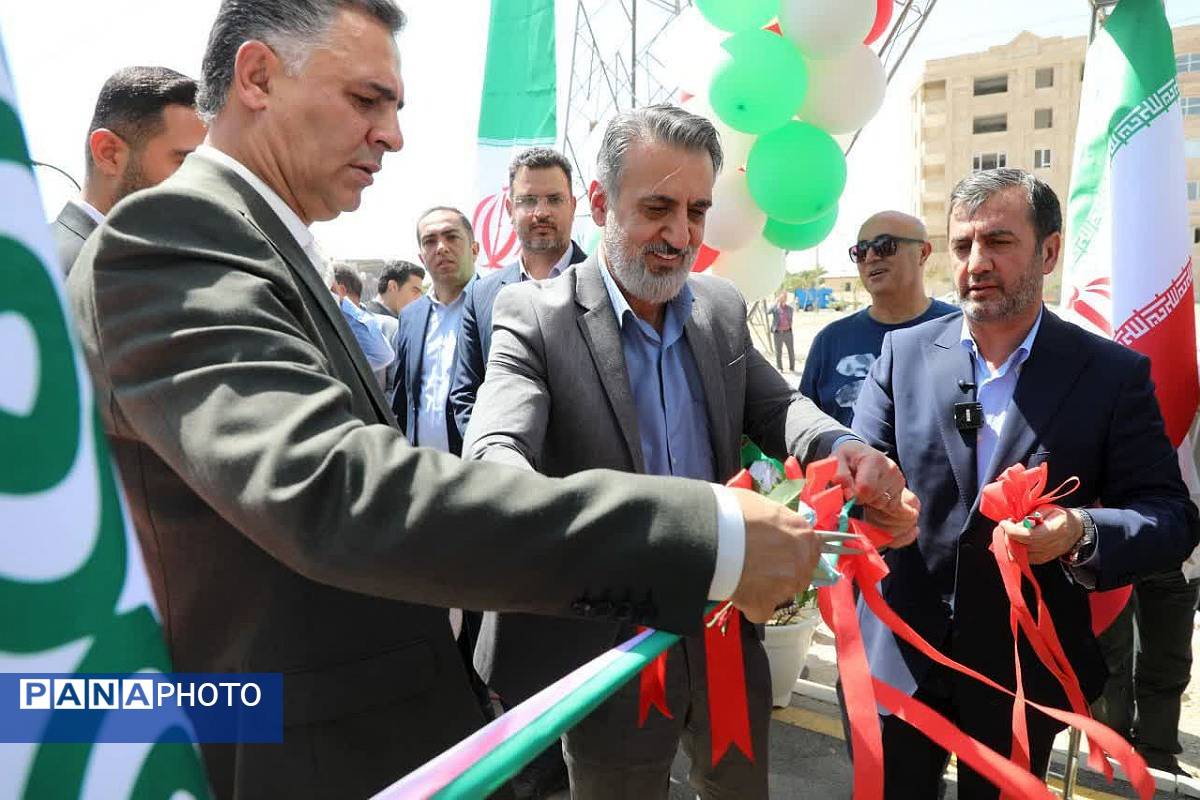 آیین افتتاحیه فاز اول بوستان سلامت باقرشهر