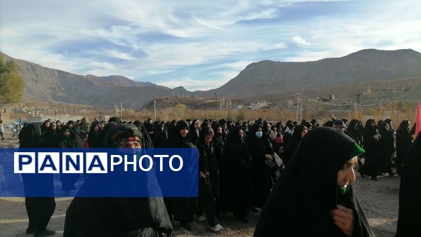 تشییع پیکر شهید گمنام در گلزار شهدای شهر بار نیشابور 