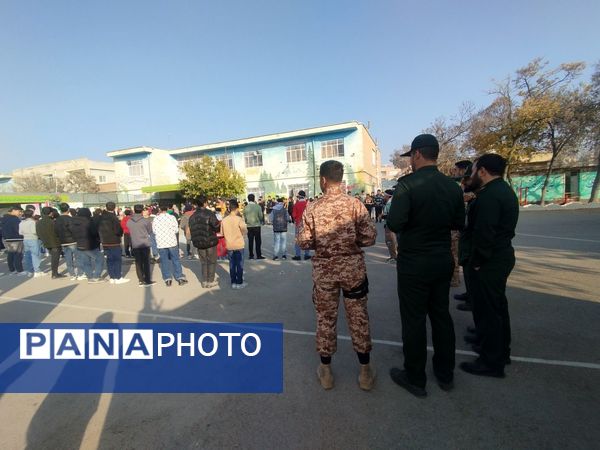 مدرسه فرزانگان شهرستان شیروان، میزبان شهدای گمنام