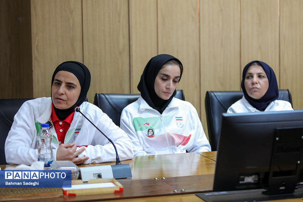 مراسم بدرقه تیم‌های ملی فوتسال دانش‌آموزی پسران و دختران ایران به رقابت‌های جام جهانی