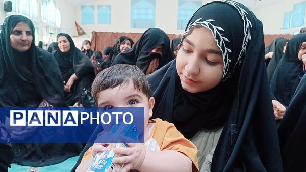  مراسم شیرخوارگان حسینی در شهرستان مارگون