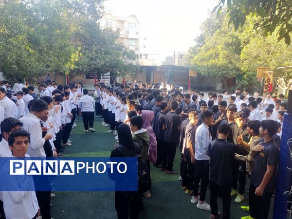 سخنرانی معنوی و مداحی ویژه فاطمیه در مدرسه جاوید