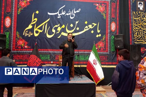 مراسم عزاداری هیئت‌های دانش‌آموزی مدارس پیشوا به مناسبت شهادت امامزاده جعفر(ع) در حرم مطهر آن حضرت