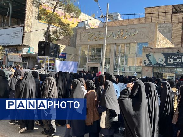 راهپیمایی سیزدهم آبان ماه در شهرستان خلیل آباد 