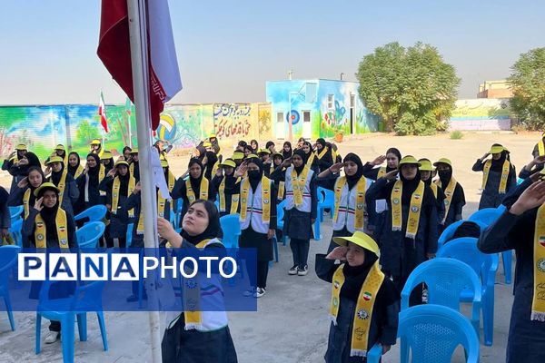 بزرگداشت هفته فراجا در مدارس دخترانه مهران، ملوک زندی و خاتم‌الانبیاء