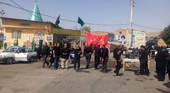 پیاده‌روی جاماندگان اربعین، راهیان کربلای ایران مشهداردهال