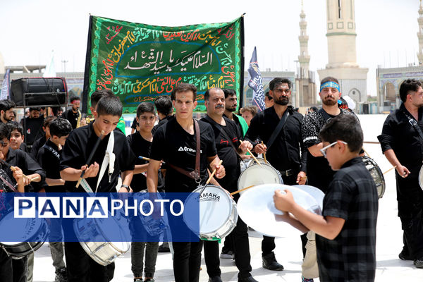 عزاداری روز تاسوعا در مسجد مقدس جمکران