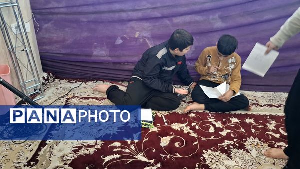 اعتکاف دانش‌‌آموزی شهرستان میناب 