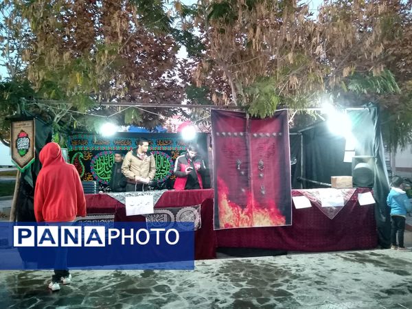 برپایی ایستگاه صلواتی توسط مسجد امام سجاد (ع) در شهرستان خلیل‌آباد 