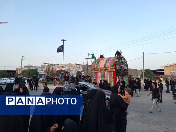 شکوه نخل‌گردانی در گناباد؛ تصویری از عشق و ارادت در محرم