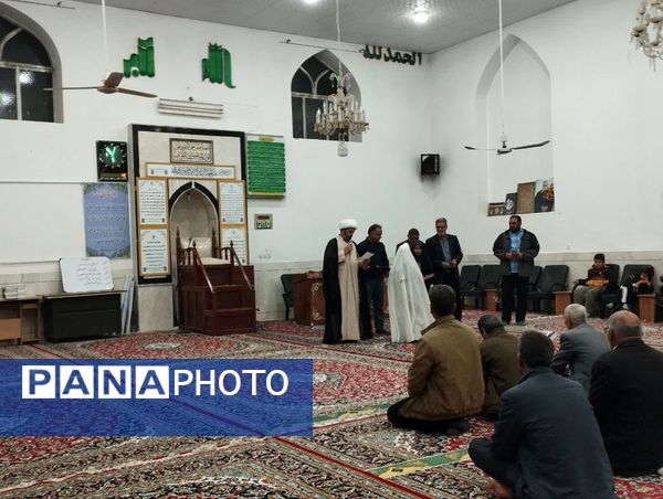 جشن روز مادر و ولادت حضرت زهرا س در مسجد جامع روستای مهدی آباد خلیل آباد 