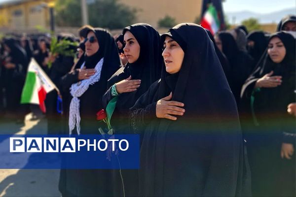 استقبال باشکوه از پیکر۶ شهید گمنام در شهرستان باشت