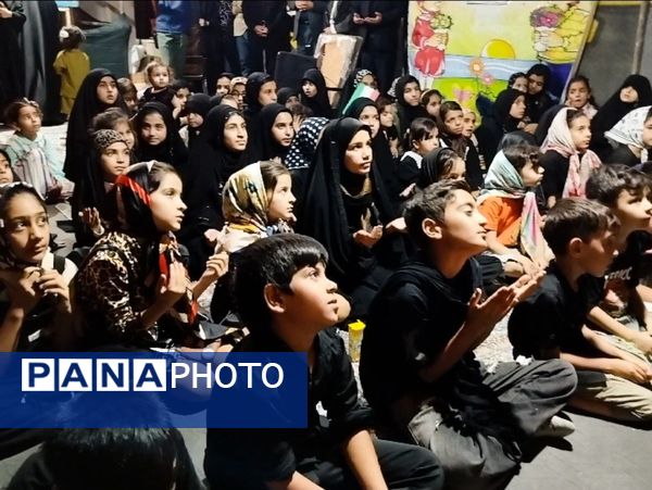 کودکان حسینی در موکب غنچه‌های حضرت علی اکبر(ع)