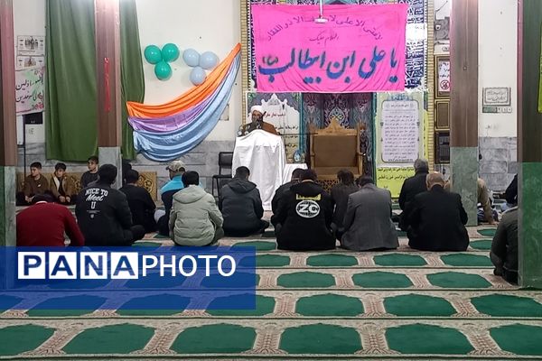 جشن ولادت حضرت علی(ع) در مسجد پنج تن سملقان