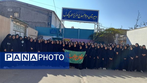  مراسم شهادت حضرت فاطمه زهرا (س) در مدارس شهرستان خلیل‌آباد 