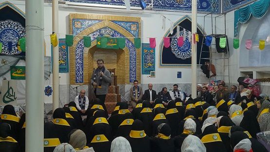 حضور قائم مقام وزیر در سازمان دانش‌آموزی در جمع دانش‌آموزان معتکف شهرستان اسفراین
