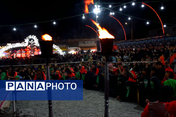کاروان نمادین اسرای کربلا به مناسبت شهادت حضرت رقیه(س) در تربت‌حیدریه
