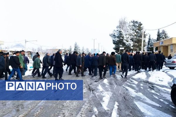 بارش اولین برف زمستانی در ایزدخواست