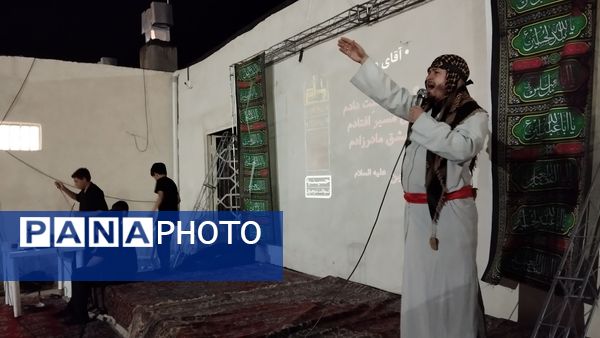 مراسم عزاداری شب ششم ماه محرم در مسجد چهارده معصوم (ع) 