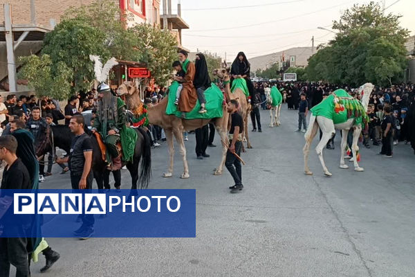 بانگ چاووش محرم و لبیک یاحسین در شهر بهمن