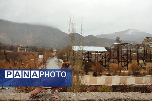 چهره شفاف و دل انگیز شهربارنیشابور با بارش  باران پاییزی  