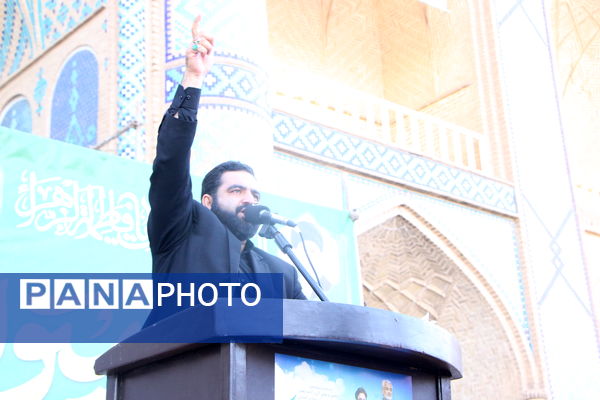 راهپیمایی ۱۳ آبان روز غلبه بر استکبار جهانی دانش‌آموزان شهر یزد