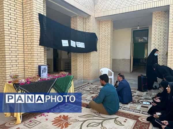 آغاز روز دانش‌آموزان رودخانه با قرائت زیارت عاشورا