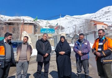 بازدید مدیرکل راهداری مازندران از روند بازگشایی محورهای مواصلاتی در بلده