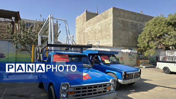 اقلام ورزشی کاروان نشاط به مدارس شهرستان نظرآباد ارسال شد