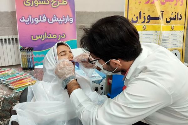 افتتاح نمادین طرح وارنیش فلوراید در دبستان شهید عامل هوشمند زارچ