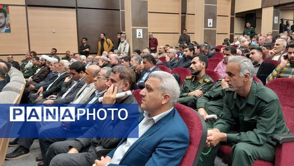 یادواره شهید صادق گنجی در برازجان با حضور مسئول نمایندگی ولی‌فقیه 