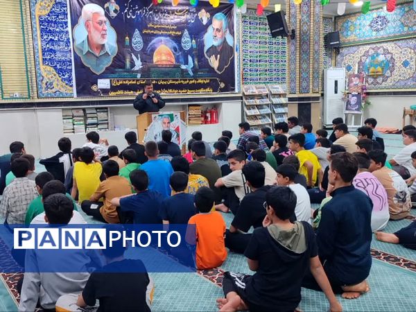 اعتکاف نورانی دانش‌آموزان بهبهان