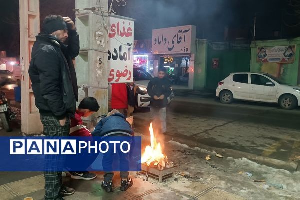 موکب پذیرایی مسجدالرضای نیشابور به‌مناسبت میلاد امام زمان (عج)