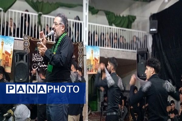 عزاداری شب هشتم ماه محرم در شهر بار 