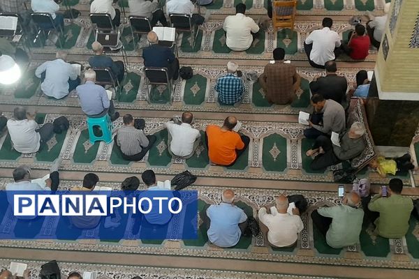 مراسم روز عرفه در مسجد صاحب‌الزمان(عج) و امام‌زاده سید فتح‌الله ورامین