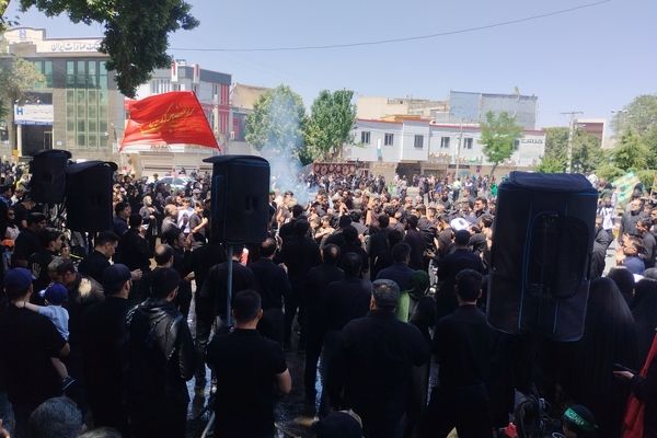 دسته‌های عزاداری عاشورا در قروه 