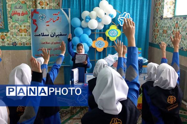 مراسم افتتاحیه سفیران سلامت در مدرسه صدیقه دو ملارد 