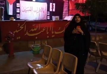 دختران نوجوان زینبی در مسجد امام جواد (ع) تبریز