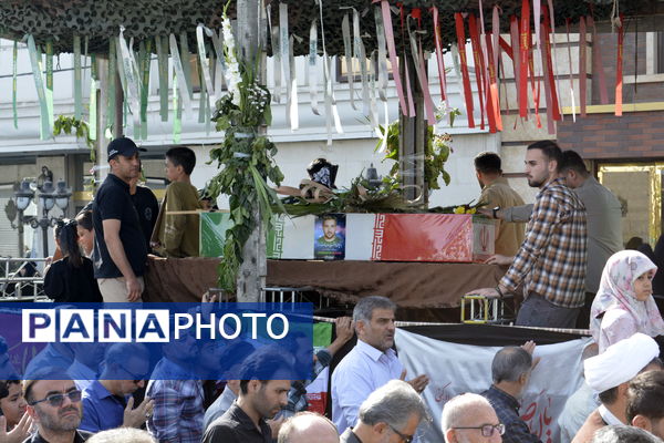 مراسم تشییع پیکر پاک شهید والامقام ابوالقاسم مهری در اسلامشهر