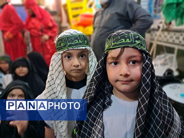 آیین خیمه سوزان در مسجد ابوالفضل قائمشهر