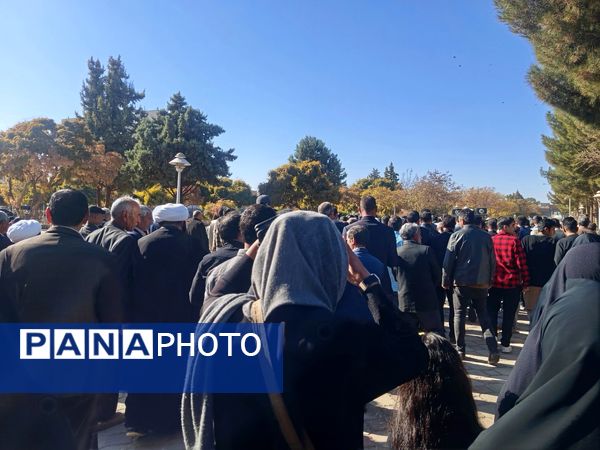 مراسم تشییع پیکر شهید گمنام  در شهرستان کاشمر 