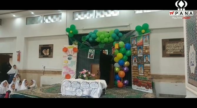  آشنایی دانش آموزان دبستان شاهد پوررضایی با پدافند غیر عامل