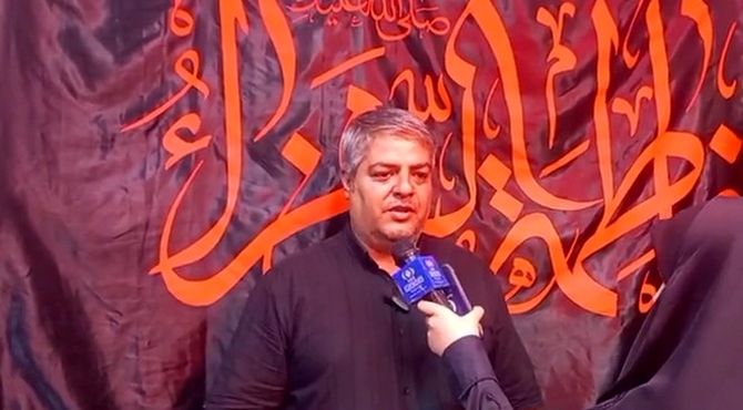 پذیرایی موکب قمر بنی هاشم از عزاداران حسینی

