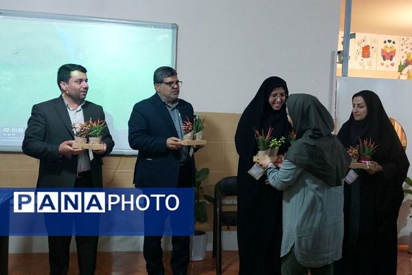 افتتاحیه طرح گلستان زندگی  دبیرستان شهدای هسته‌ای قرچک 