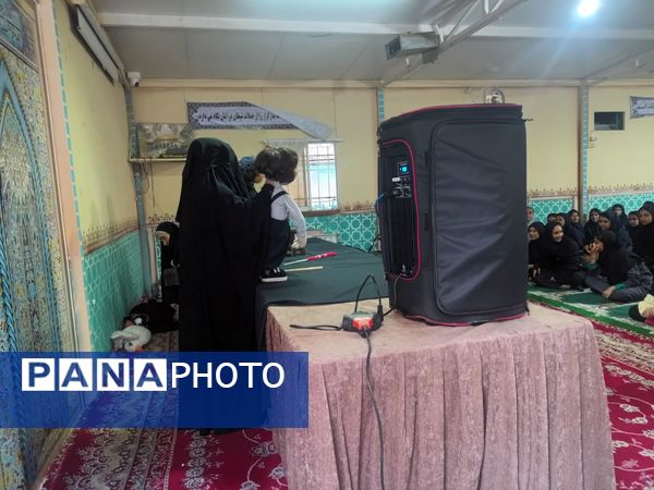 عزاداری ایام شهادت حضرت فاطمه (س) در دبیرستان دخترانه  میرزا جعفر سروقد