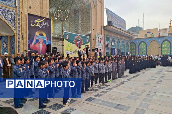 راهپیمایی استکبارستیزی شهرستان پیشوا در روز دانش‌آموز